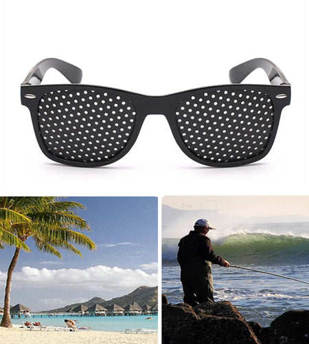 Anti-fatigue Vision Care Wearable Corrective Glasses Improve Stenopeic Pinhole Pin Hole Glasses Eye Protection For Men Women