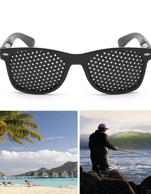 Load image into Gallery viewer, Anti-fatigue Vision Care Wearable Corrective Glasses Improve Stenopeic Pinhole Pin Hole Glasses Eye Protection For Men Women
