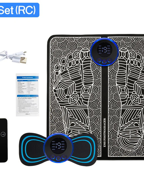 Load image into Gallery viewer, Electric EMS Foot Massager Pad - Pain Relief &amp; Blood Circulation Mat
