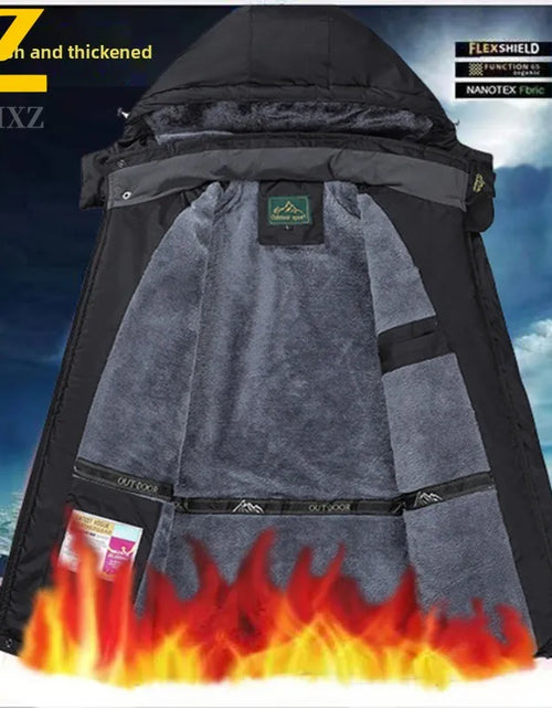 Load image into Gallery viewer, Men's Thermal Fleece-Lined Waterproof Windproof Mountaineering Parka with Graphene Heating
