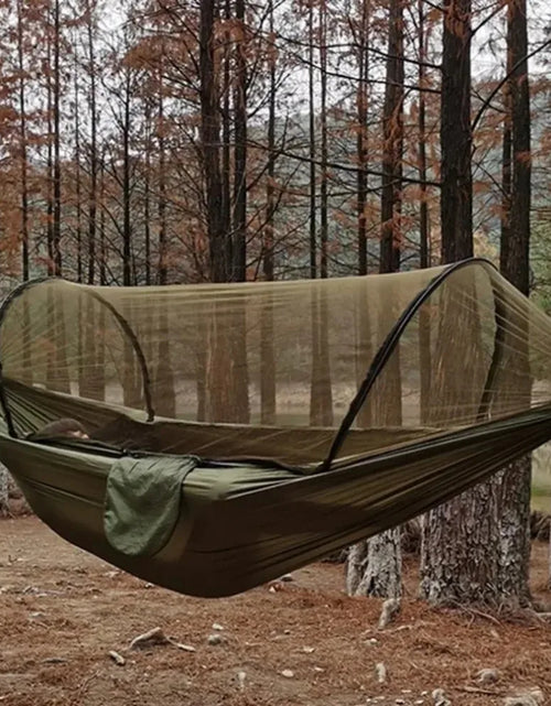 Load image into Gallery viewer, Outdoor Camping Hammock with Mosquito Net - Lightweight Parachute Fabric

