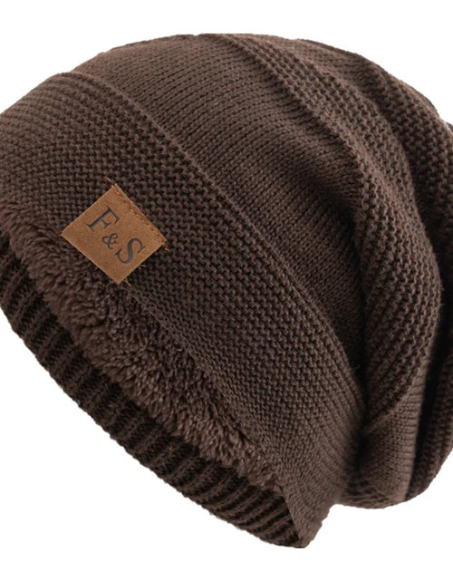 Load image into Gallery viewer, Unisex Slouchy Winter Beanie
