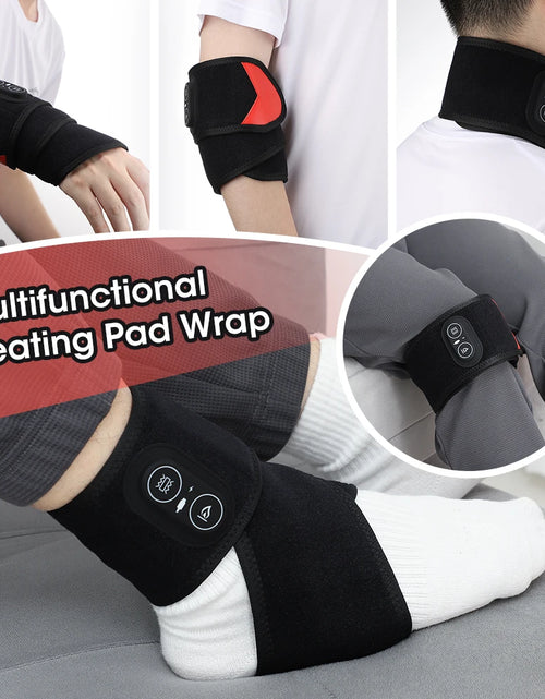 Load image into Gallery viewer, Vibration Hand Massager with Red Light Therapy - Wrist Knee Neck Warme
