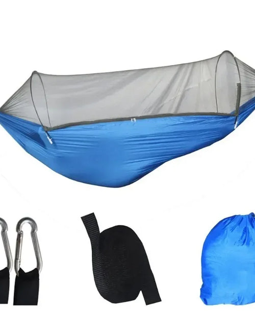 Load image into Gallery viewer, Outdoor Camping Hammock with Mosquito Net - Lightweight Parachute Fabric
