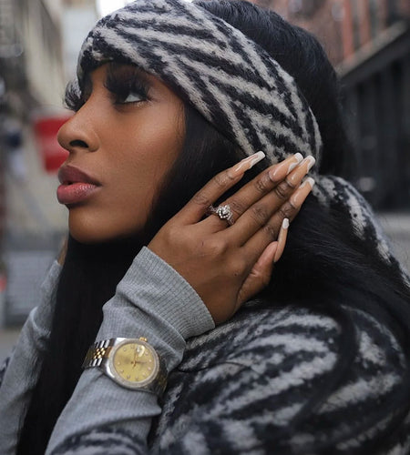 Women's African Print Kimono Cardigan - Luxury Long Winter Jacket