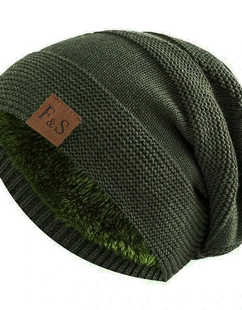 Load image into Gallery viewer, Unisex Slouchy Winter Beanie
