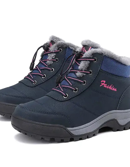 Load image into Gallery viewer, Women's Warmed Trekking Shoes - Insulated Hiking Sneakers Wide Fit
