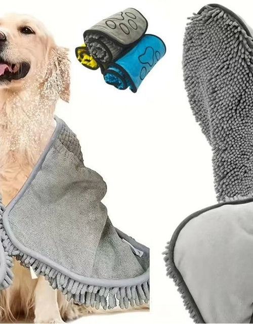Load image into Gallery viewer, Pet Grooming Towel - Quick-Dry Absorbent Dog Bath Towel
