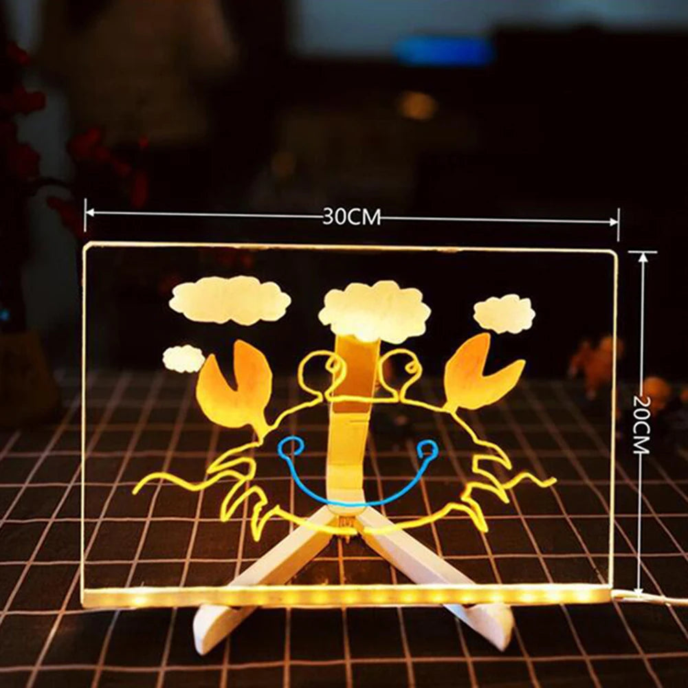 DIY LED Drawing Board For Kids: Creative Writing & Art Under The Stars For Home Improvement Accessory