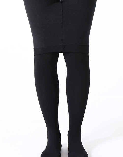 Load image into Gallery viewer, 1 Pair 80D Women Tights Thin Fleece Lined Tights for Women High Waist Opaque Warm Tights with Control Top Pantyhose TE9204
