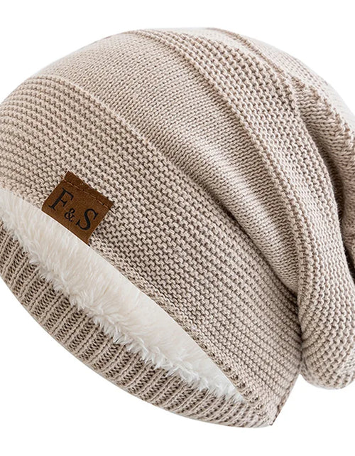 Load image into Gallery viewer, Unisex Slouchy Winter Beanie
