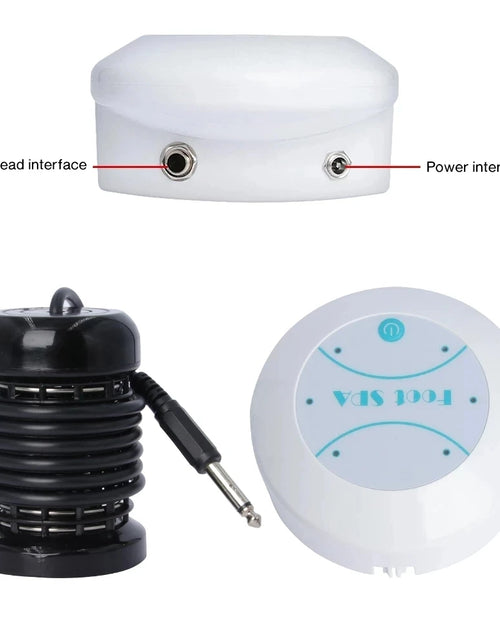 Load image into Gallery viewer, Detox Ionic Foot Spa Bath Massager Vibrating Electric Mini FootBath Machines Cleanse Whirlpool Care Arrays Aqua Health Therapy
