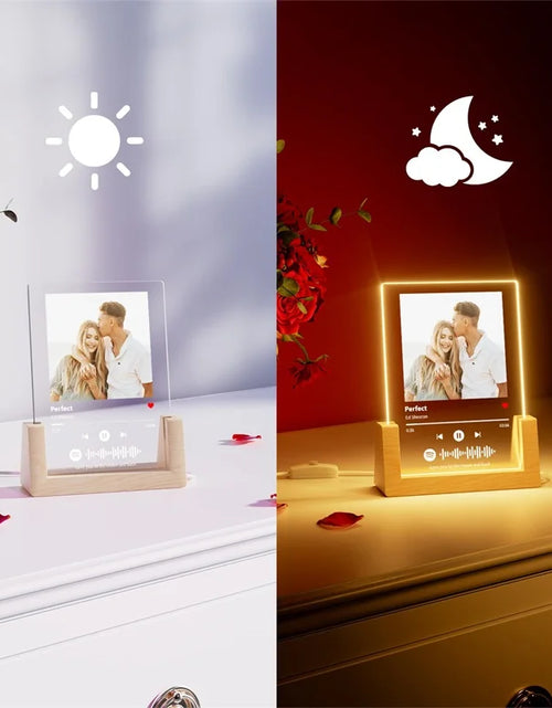 Load image into Gallery viewer, Custom Spotify Plaque - Personalized Photo Song Gift for Couples
