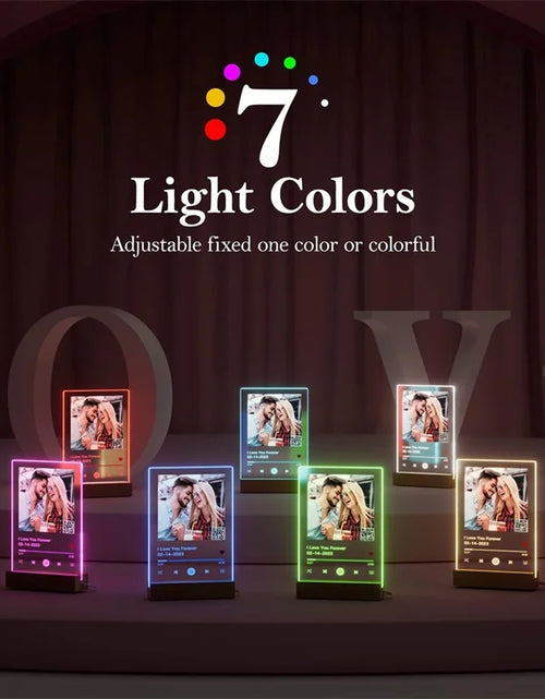 Load image into Gallery viewer, Custom Spotify Plaque - Personalized Photo Song Gift for Couples
