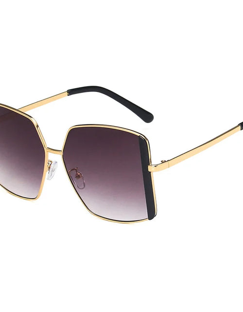 Load image into Gallery viewer, Women's Vintage Square Frame Sunglasses - Large Elegant Fashion Eyewear
