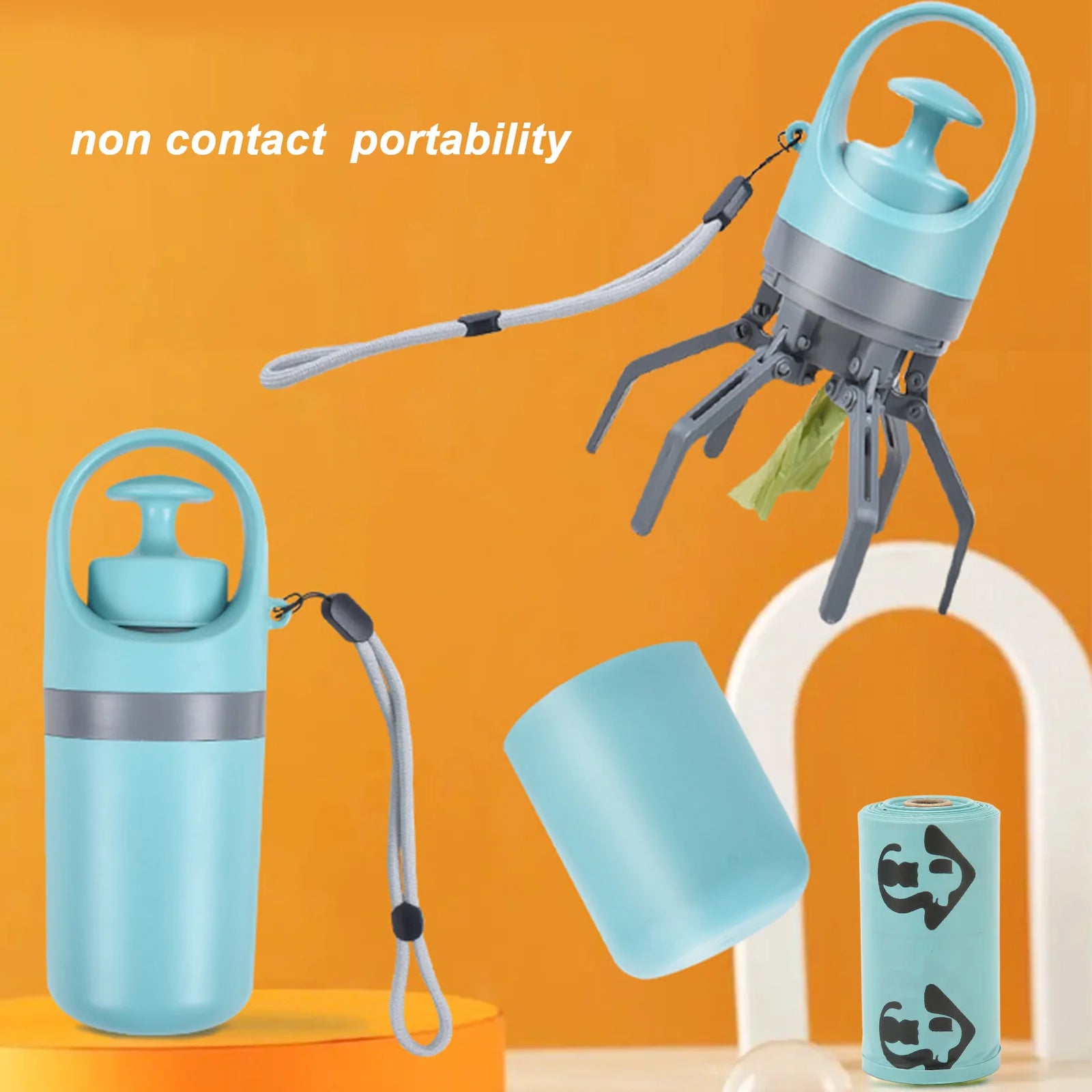 Portable Dog Claw Poop Scooper