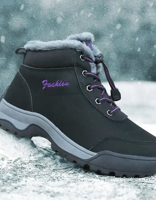 Load image into Gallery viewer, Women's Warmed Trekking Shoes - Insulated Hiking Sneakers Wide Fit
