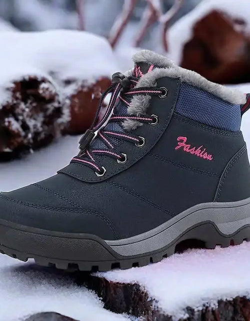 Load image into Gallery viewer, Women's Warmed Trekking Shoes - Insulated Hiking Sneakers Wide Fit
