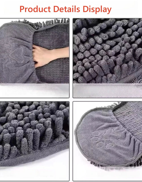 Load image into Gallery viewer, Pet Grooming Towel - Quick-Dry Absorbent Dog Bath Towel
