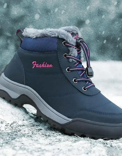 Load image into Gallery viewer, Women's Warmed Trekking Shoes - Insulated Hiking Sneakers Wide Fit
