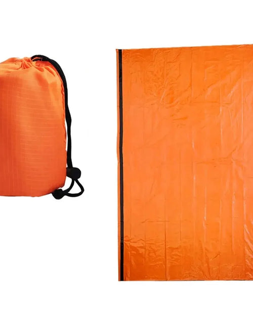 Load image into Gallery viewer, Emergency Mylar Sleeping Bag - Waterproof Thermal Survival Blanket
