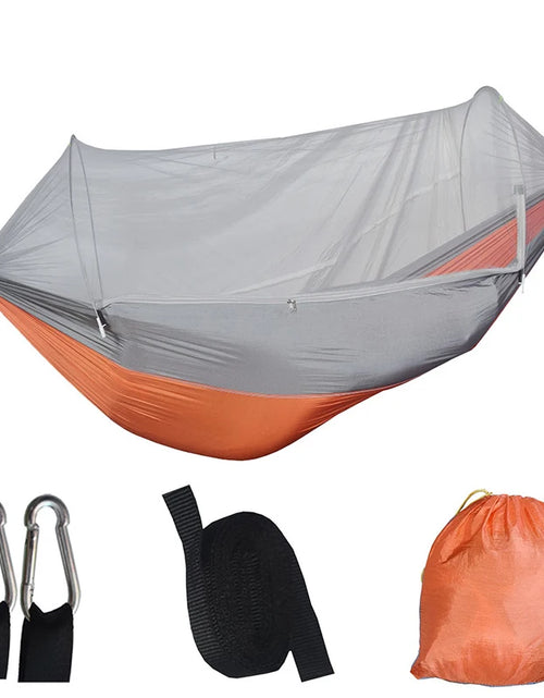 Load image into Gallery viewer, Outdoor Camping Hammock with Mosquito Net - Lightweight Parachute Fabric
