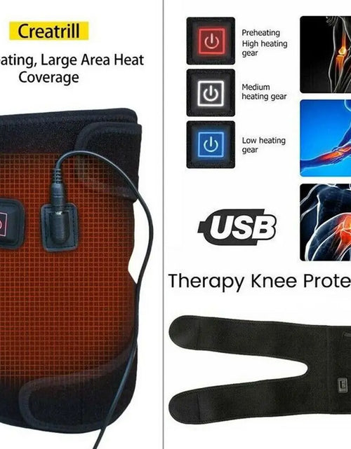 Load image into Gallery viewer, "Electric Heated Knee Pads - Pain Relief &amp; Arthritis Therapy"

