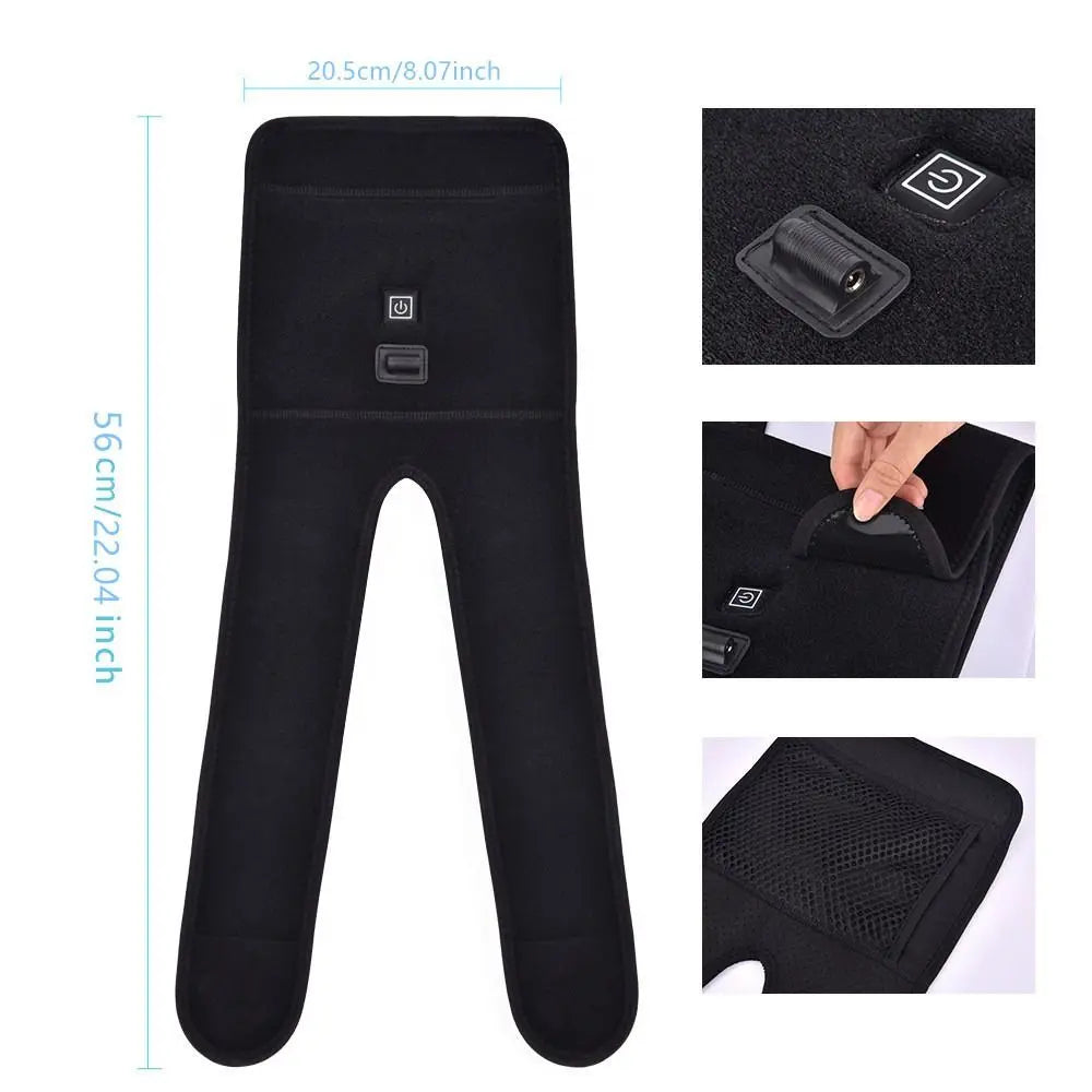 "Electric Heated Knee Pads - Pain Relief & Arthritis Therapy"