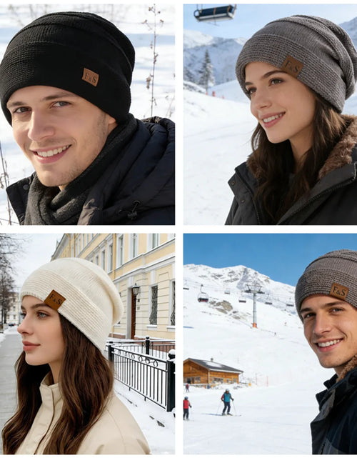 Load image into Gallery viewer, Unisex Slouchy Winter Beanie
