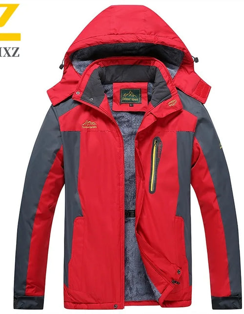 Load image into Gallery viewer, Men's Thermal Fleece-Lined Waterproof Windproof Mountaineering Parka with Graphene Heating
